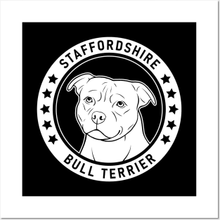 Staffordshire Bull Terrier Fan Gift Posters and Art